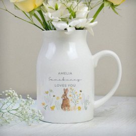 (image for) Personalised Spring Bunny Jug Vase