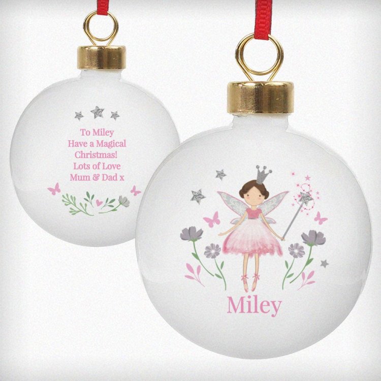 Modal Additional Images for Personalised Fairy Princess Bauble