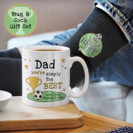 (image for) Personalised Simply The Best Mug & Socks Set