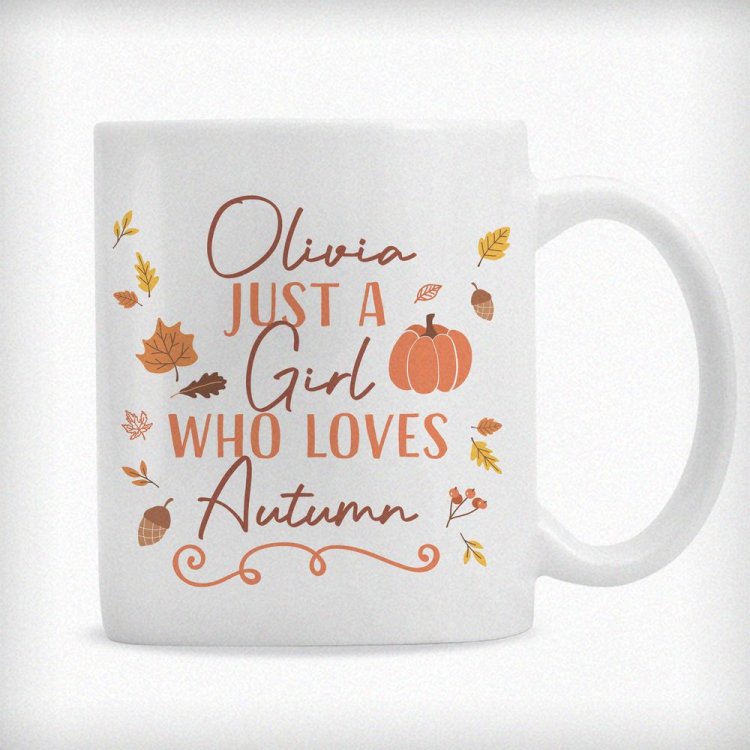 Modal Additional Images for Personalised Loves Autumn Mug