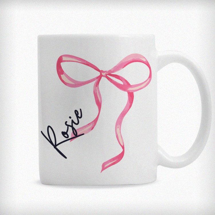 Modal Additional Images for Personalised Bow Mug