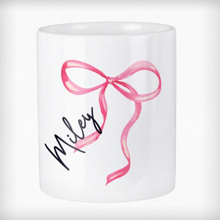 Modal Additional Images for Personalised Bow Make Up Brush Holder