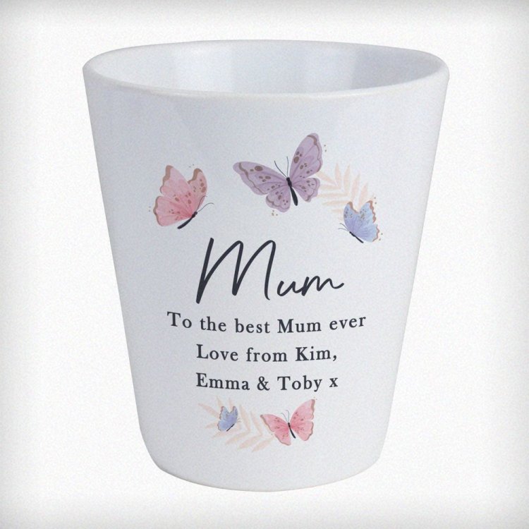 Modal Additional Images for Personalised Butterfly Plant Pot