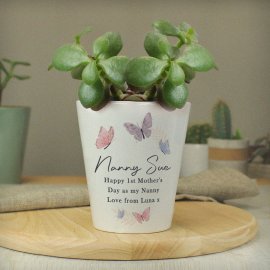 (image for) Personalised Butterfly Plant Pot