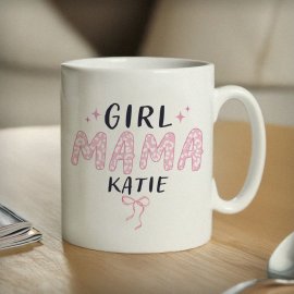 (image for) Personalised Girl Mama Mug