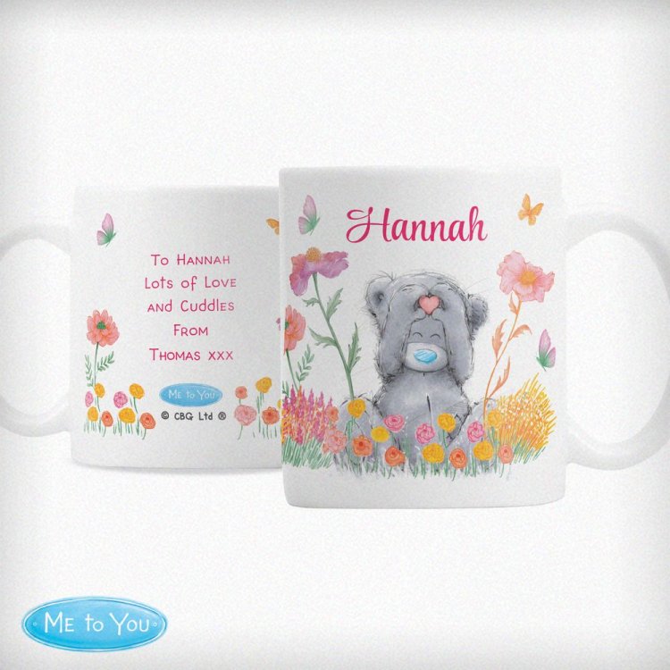 Modal Additional Images for Personalised Me to You Flowery Mug