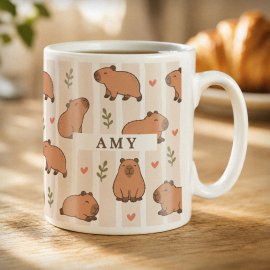 (image for) Personalised Capybara mug
