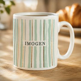 (image for) Personalised Striped Mug