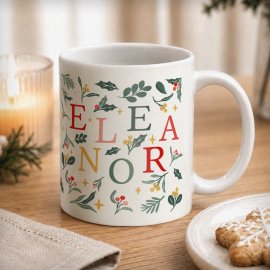 (image for) Personalised Christmas Pattern Mug
