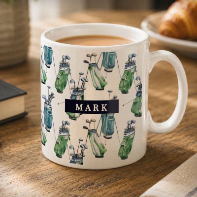 (image for) Personalised Golf Bag Mug
