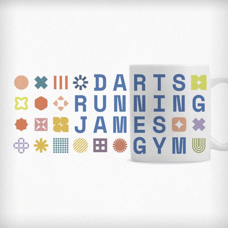 Modal Additional Images for Personalised Hobbies Blue Mug