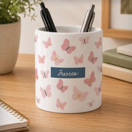 (image for) Personalised Butterfly Storage Pot
