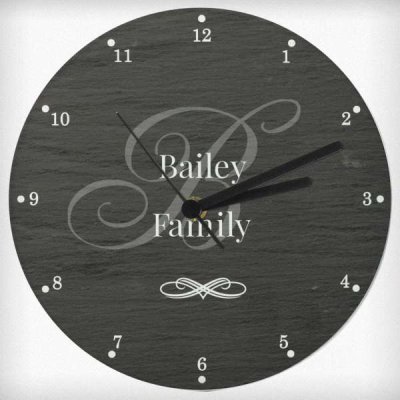 (image for) Personalised Family Glass Clock