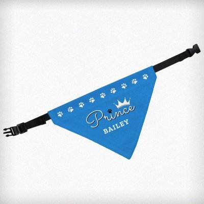 (image for) Personalised Prince Dog Bandana