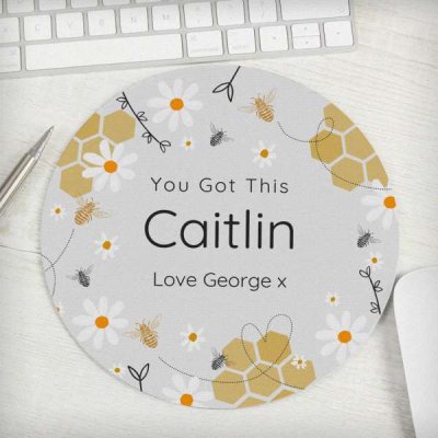 (image for) Personalised Bee Mouse Mat