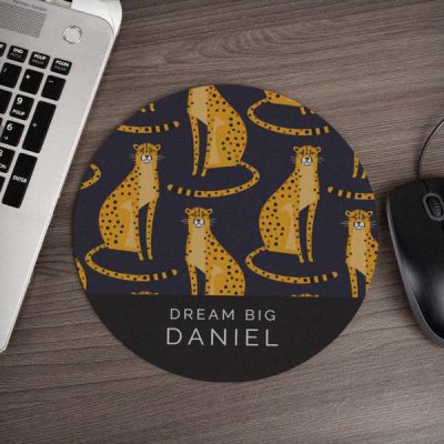 (image for) Personalised Leopard Mouse Mat