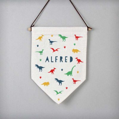 (image for) Personalised Dinosaur Hanging Banner