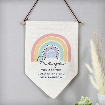 (image for) Personalised Rainbow Hanging Banner