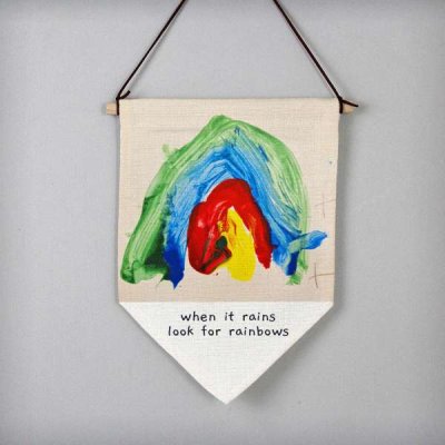 (image for) Personalised Childrens Drawing Photo Upload Hanging Banner