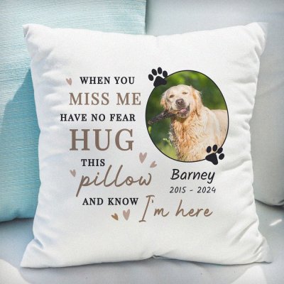 (image for) Personalised Memorial Pet Photo Upload Cushion