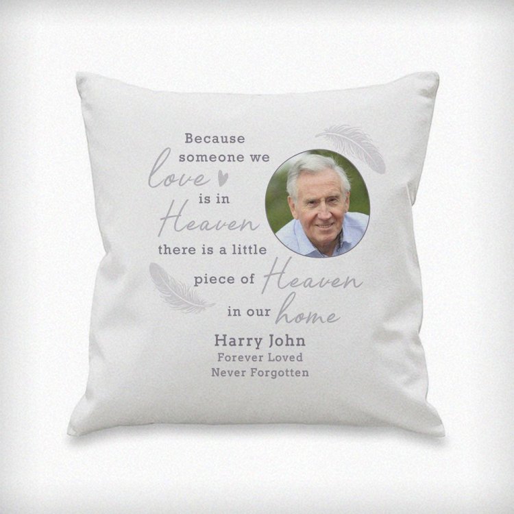 Modal Additional Images for Personalised Memorial Photo Upload Cushion