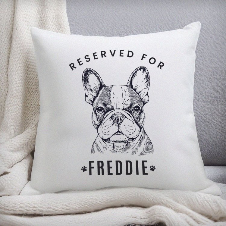Modal Additional Images for Personalised Reserved For Dog Breed Cushion