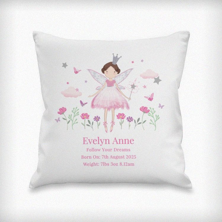 Modal Additional Images for Personalised Fairy Princess Cushion