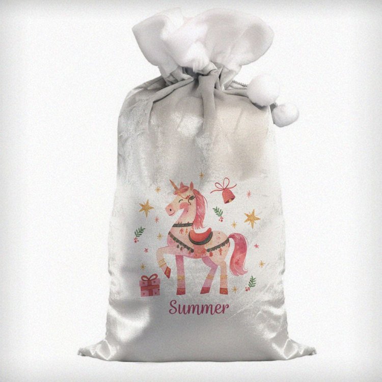 Modal Additional Images for Personalised Unicorn Christmas Sack
