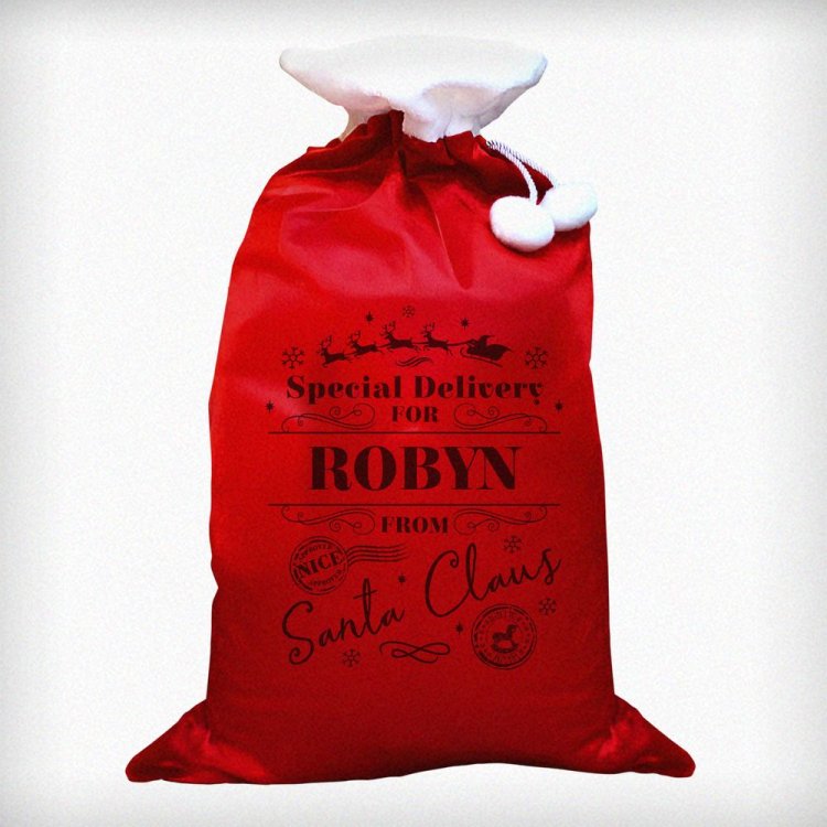 Modal Additional Images for Personalised Special Delivery Red Sack