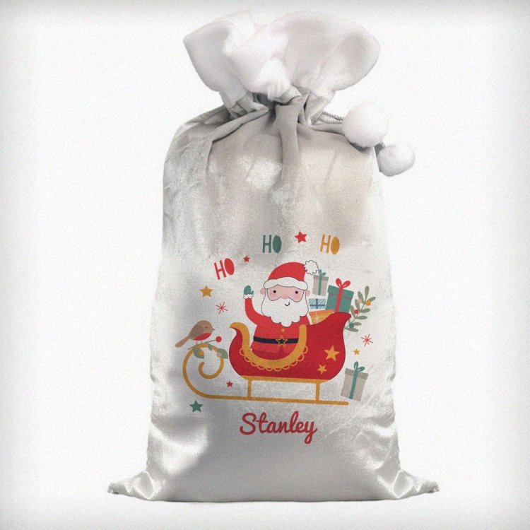 Modal Additional Images for Personalised Santa Sleigh Christmas Sack