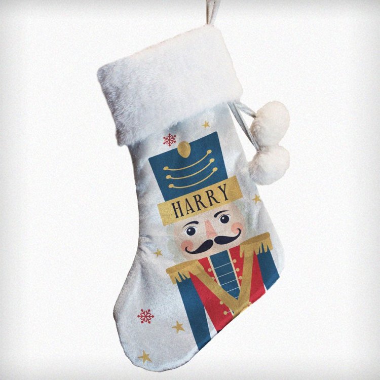 Modal Additional Images for Personalised Nutcracker Christmas Stocking