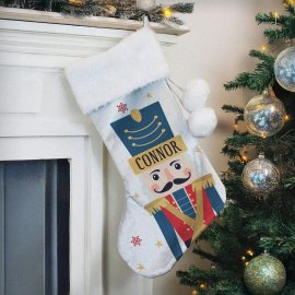 (image for) Personalised Nutcracker Christmas Stocking