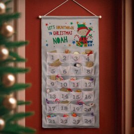 (image for) Personalised Christmas Elf Advent Calendar