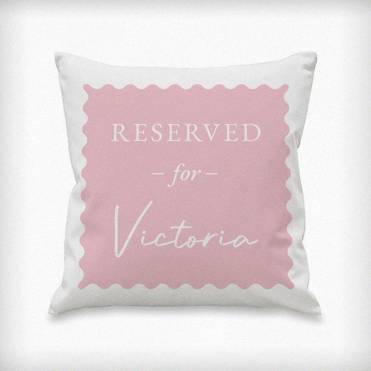 Modal Additional Images for Personalised Pink Reserved For Cushion