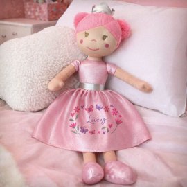 (image for) Personalised Floral Princess Rag Doll
