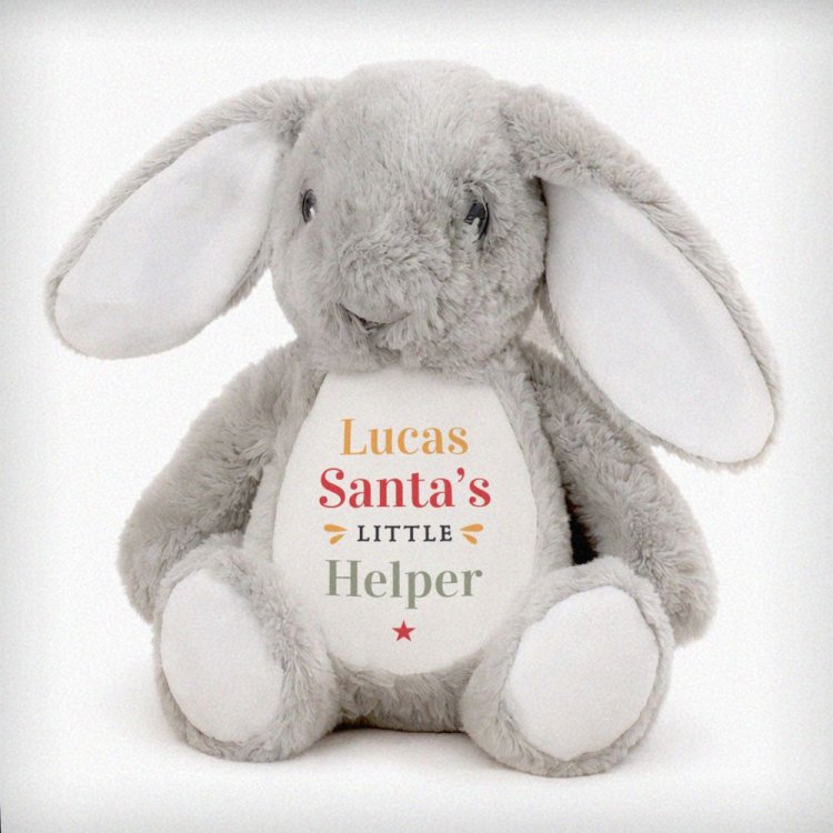 Modal Additional Images for Personalised Santas Little Helper Bunny