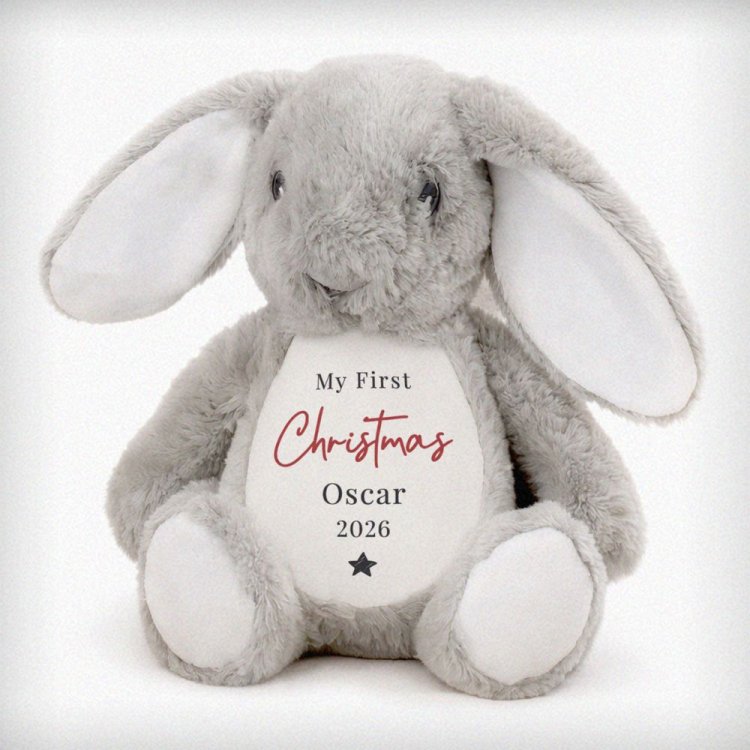 Modal Additional Images for Personalised My First Christmas Bunny
