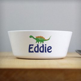(image for) Personalised Dinosaur Plastic Bowl