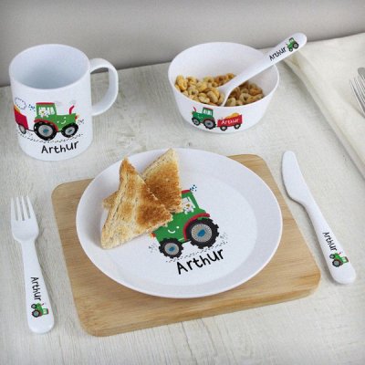 (image for) Personalised Tractor Plastic Bowl