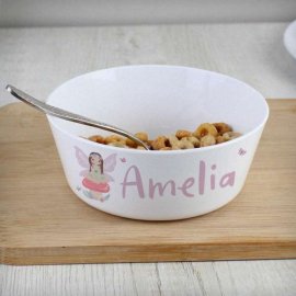 (image for) Personalised Toadstool Fairy Plastic Bowl