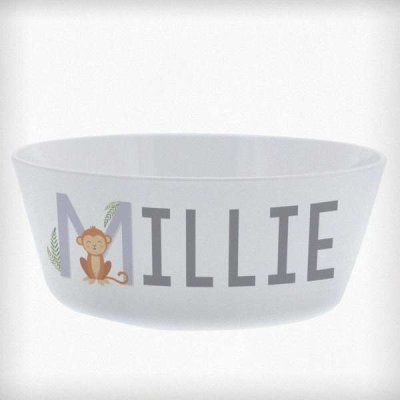 (image for) Personalised Animal Alphabet Plastic Bowl