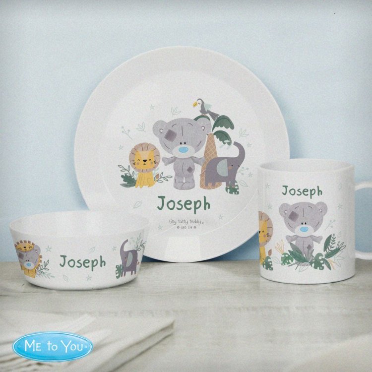 Modal Additional Images for Personalised Tiny Tatty Teddy Jungle Animals Plastic Mug