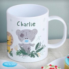 (image for) Personalised Tiny Tatty Teddy Jungle Animals Plastic Mug
