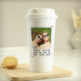 (image for) Personalised Photo Upload Travel Mug
