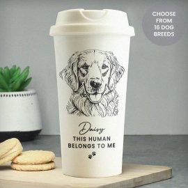 (image for) Personalised Dog Breed Travel Cup