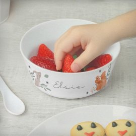 (image for) Personalised Woodland Animals Bowl