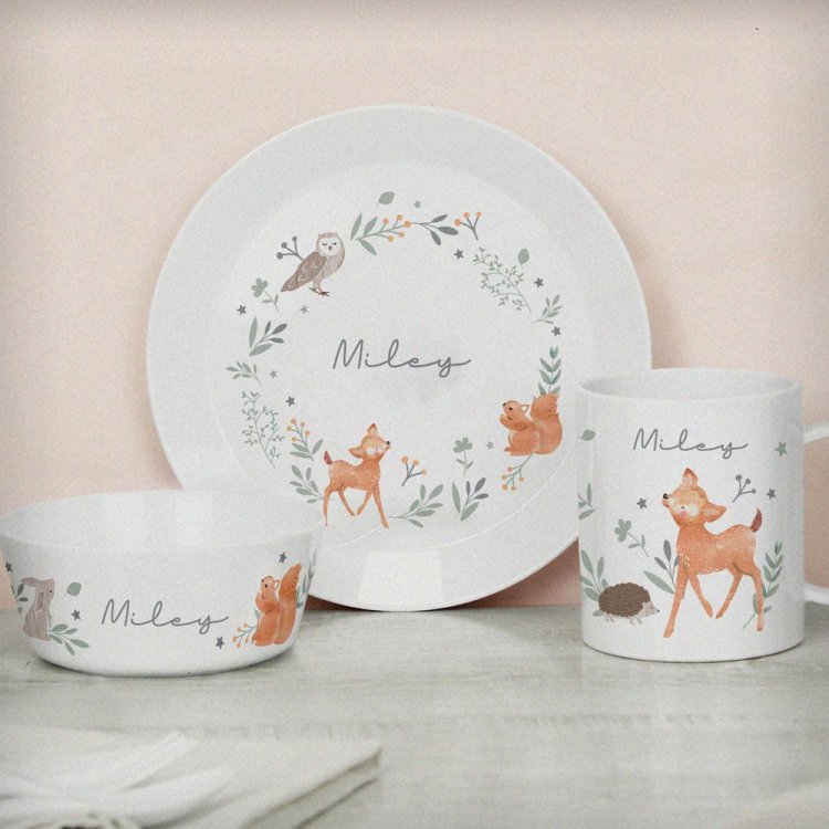 Modal Additional Images for Personalised Woodland Animals Mug