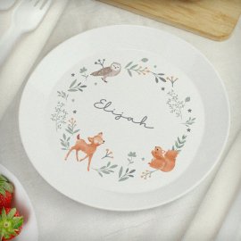 (image for) Personalised Woodland Animals Plate