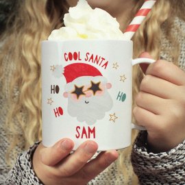 (image for) Personalised Cool Santa Plastic Mug