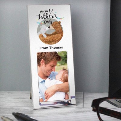 (image for) Personalised 1st Fathers Day Daddy Bear 2x3 Photo Frame